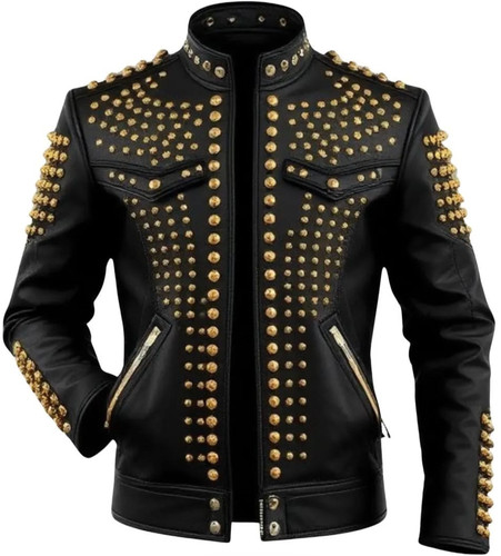 Giacca uomo pelle nera - giacca,