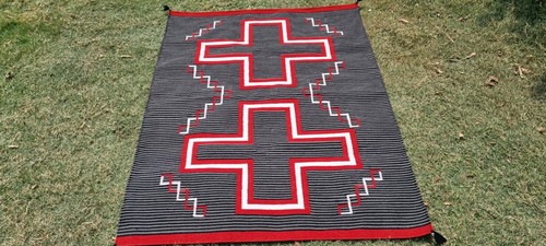 Tappeto navajo lana - lana, 5x8