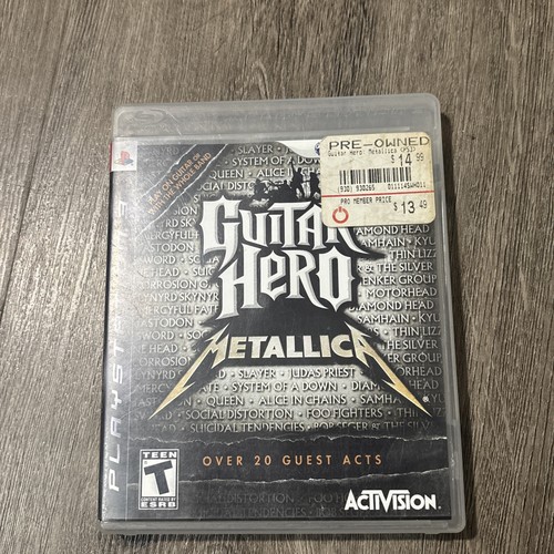 Guitar hero metallica sony - guitar,