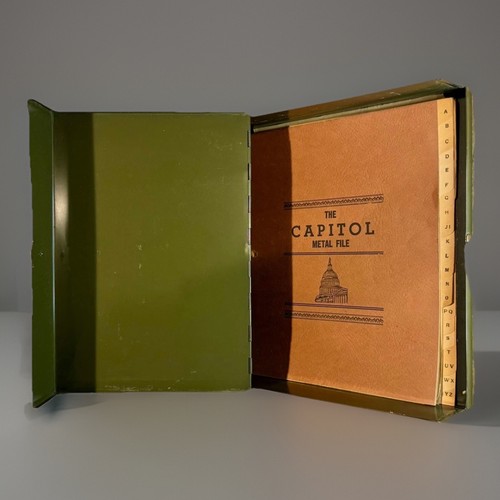 Scatola portadocumenti vintage