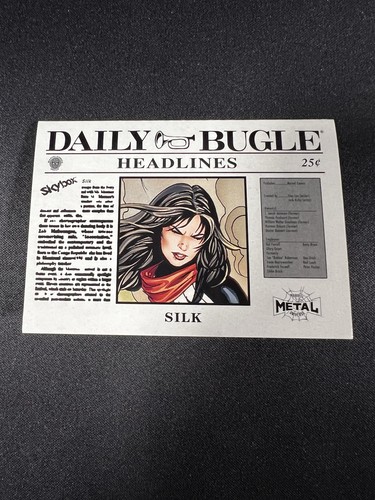 Silk 2021 marvel metal - silk,