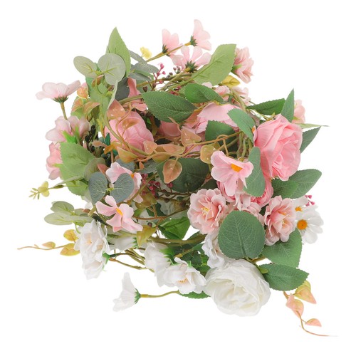 Ghirlanda fiori rosa - ghirlanda,