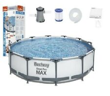 Piscina con filtro pompa