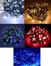 LUCI LED ALBERO DI NATALE DA 100 A 500 LED BIANCO FREDDO CALDO ROSSO BLU RGB