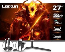Caixun - Monitor da Gaming per PC, Monitor Gamer a 100 Hz, 27", Full HD