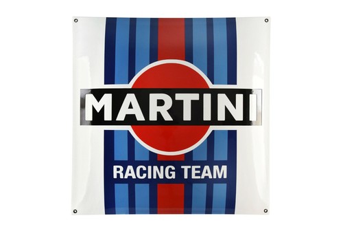 Targa smaltata martini 50x50 - targa,