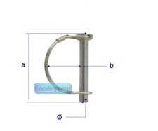 Spina per motozappa 10 mm