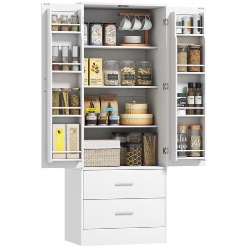 Homcom mobile dispensa cucina - dispensa,