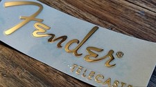 Sticker fender telecaster gold - fender,