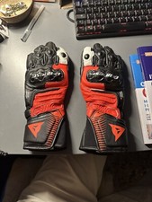 GUANTI DA MOTO DAINESE IN PELLE LUNGHI CARBON 4 LONG LEATHER GLOVES CARBONIO DCP