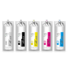 Sacchetti inchiostro DTF 1000 ml 5 colori inchiostro tessile stampa DTF per MUTOH VALUEJET 628D