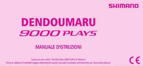 Manuale mulinello shimano - manuale, 9000