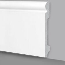 22mt di Battiscopa in polimeri ducale barocco 145x18mm C409 bianco 