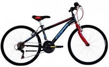 Bici 24 MTB 18 velocità nero