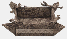 Cestino Pane Cestino Porta Pane Cotone Lavabile Grey Lace Angelica Home & Country