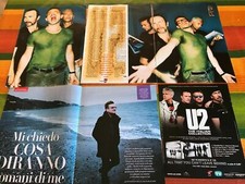 U2 50 CLIPPINGS REPORT COLLEZIONE ITALIANA Bono Vox