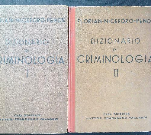 Dizionario criminologia 2 - dizionario,