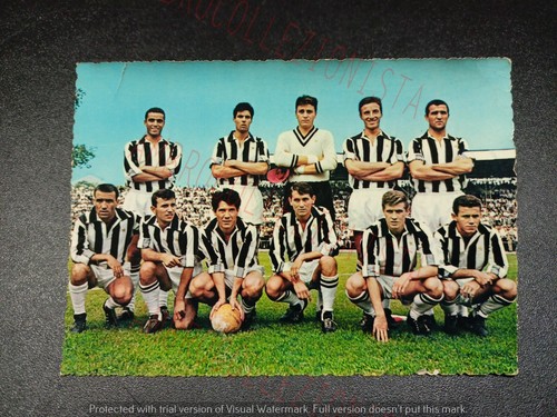 Cartolina squadra calcio - squadra,