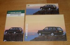 Brochure vendita auto Range Rover P38 2000-2001 - 4.0 2.5 DT County HSE 4.6 Vogue