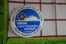 Vecchio Adesivo Bikes & Quads and Rock n Roll YAMAHA Beuern 2005 Offroad Days