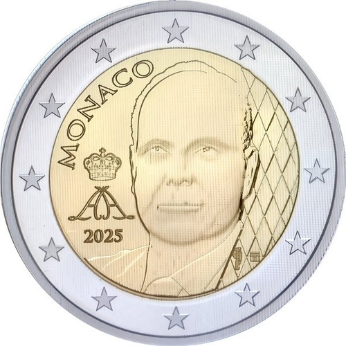Euro monaco 2025 principe - 2025,