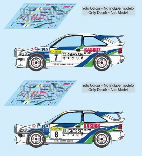 Decals ford escort - decals,