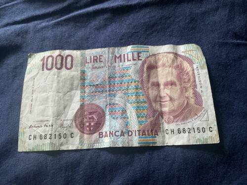 Mille lire montessori lettere - mille,