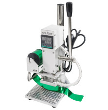 Timbratrice manuale a caldo per goffratura e piegatura pelle110/220V