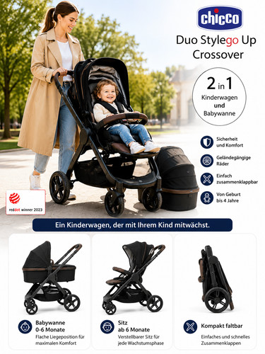Passeggino chicco duo stylego - duo,