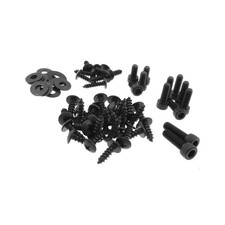 Set viti STR8 in acciaio nero
