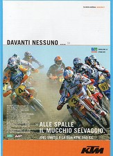 MOTOCROSS03-PUBBLICITA'/ADVERTISING-2003- KTM 540 SX + JOEL SMETS