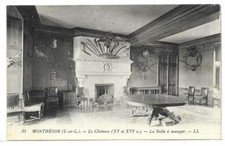 FRANCIA FRANCE (1209) - MONTRESOR Le Château. La Salle à Manger - Fp/Non Vg