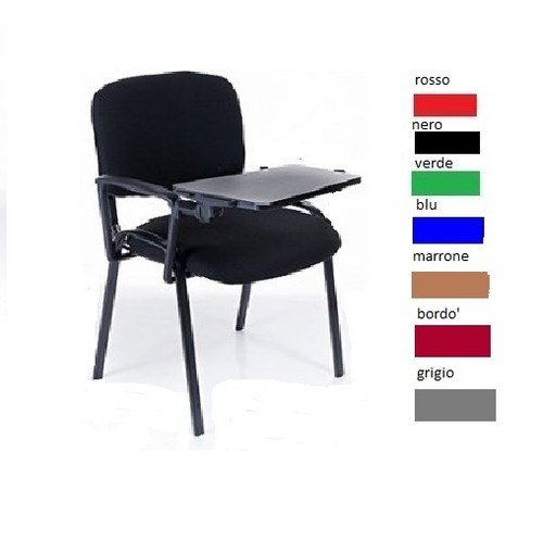 Sedia ufficio con tavoletta - da,