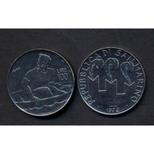 SAN MARINO 100 Lire dal 1972 al 2001
