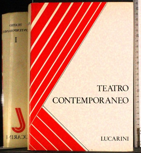 Teatro contemporaneo vol - contemporaneo.,