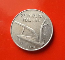 10 LIRE 1981 ERRORE - ALCUNE