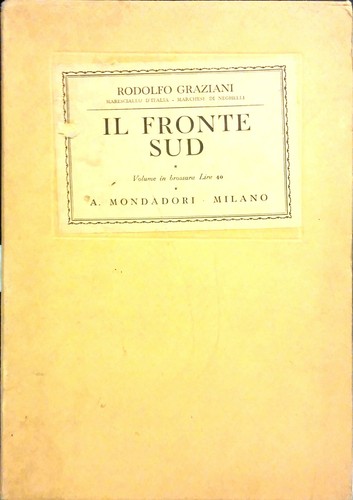 Fronte sud rodolfo - fronte, di