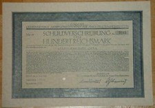 Lotto 10 x Gagfah 1936 4% episodio 12 100 RM prescrizione obbligatoria nominativa