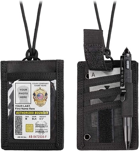 Gancio porta carte - , d'identità