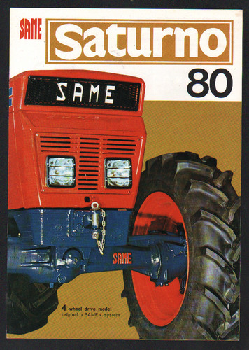 Scheda brochure trattore - , same