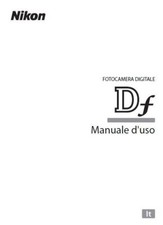 Per Nikon DF Manuale Istruzioni Italiano Cartaceo Stampato 15x20cm