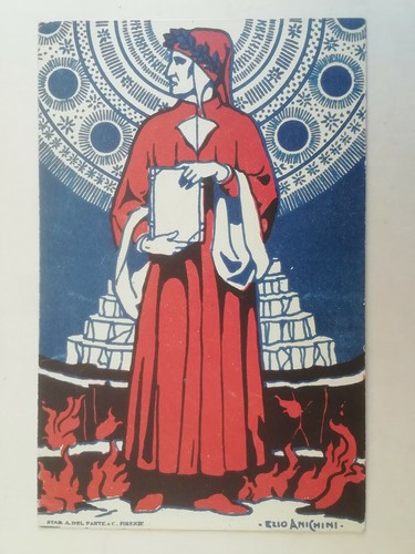 Cartolina ezio anichini dante - cartolina,
