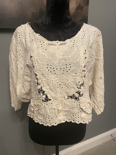 Top giacca cropped ricamato - top/giacca,