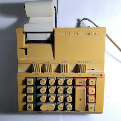 Olivetti divisumma con - divisumma, 33