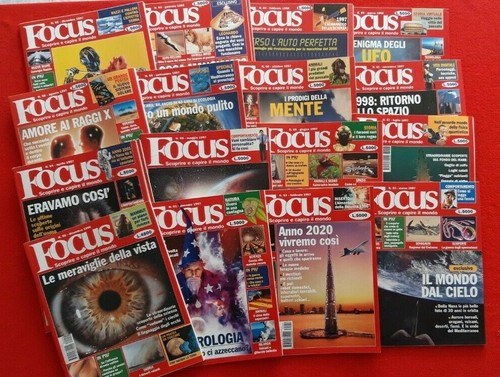 Focus lotto riviste - focus, anno