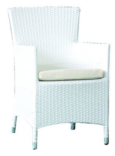Poltrona polyrattan sham - sham, bian