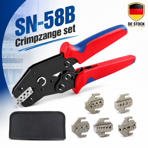 Pinza crimpatrice cricchetto - crimpatrice,