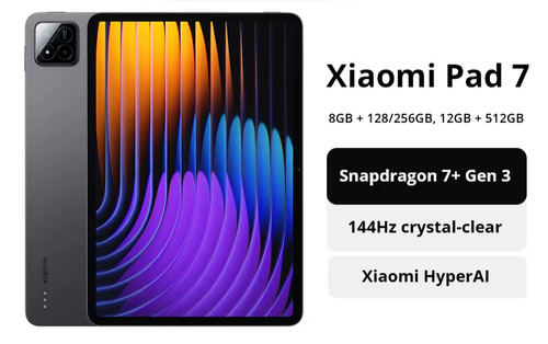 Tablet xiaomi pad 256gb - pad, 7