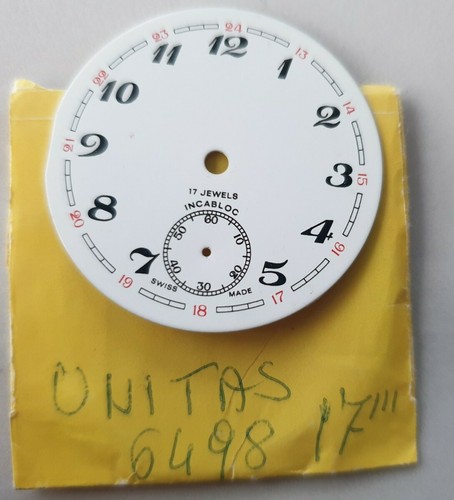 Unitas 6498 enamel - 6498, original