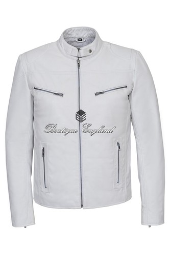 Giacca moto vera pelle - ,